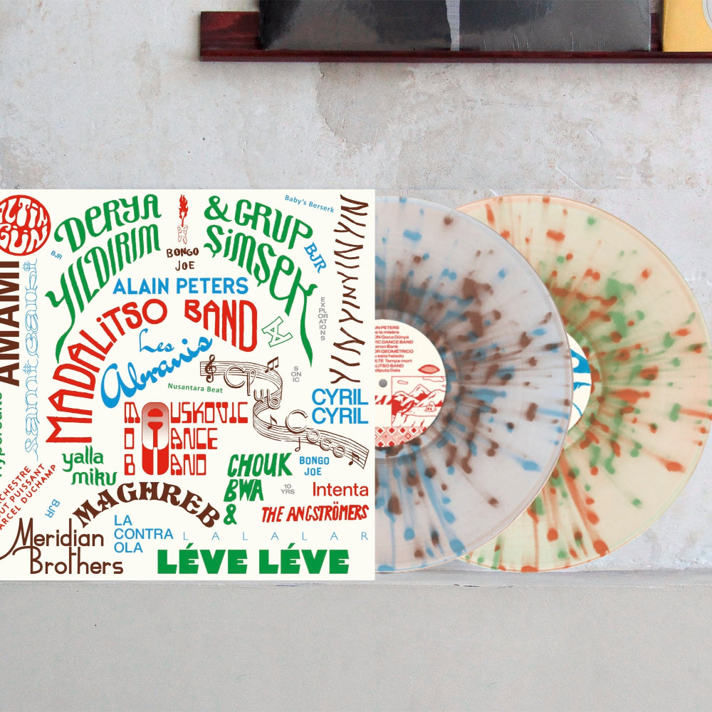 2015-2025 Les Disques Bongo Joe 10 Years of Sonic Explorations compilation splatter double vinyl LP