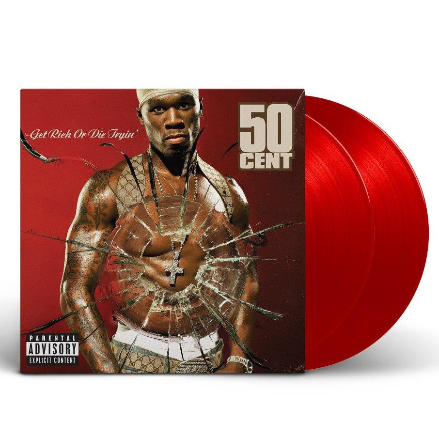 50 Cent - Get Rich Or Die Tryin' double red vinyl LP reissue