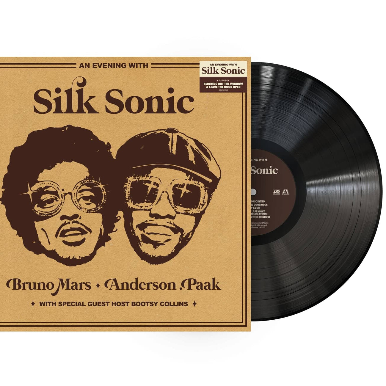 Anderson .Paak and Bruno Mars -
An Evening With Silk Sonic black vinyl LP