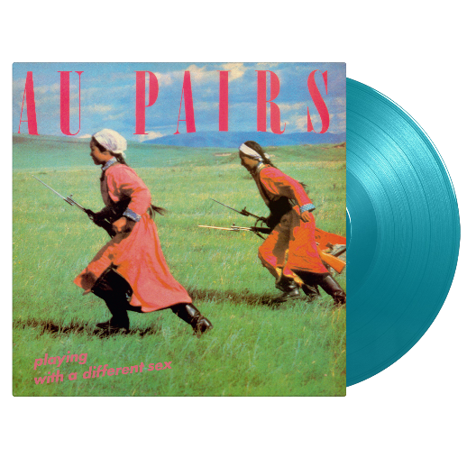 Au Pairs Playing with a Different Sex blue vinyl