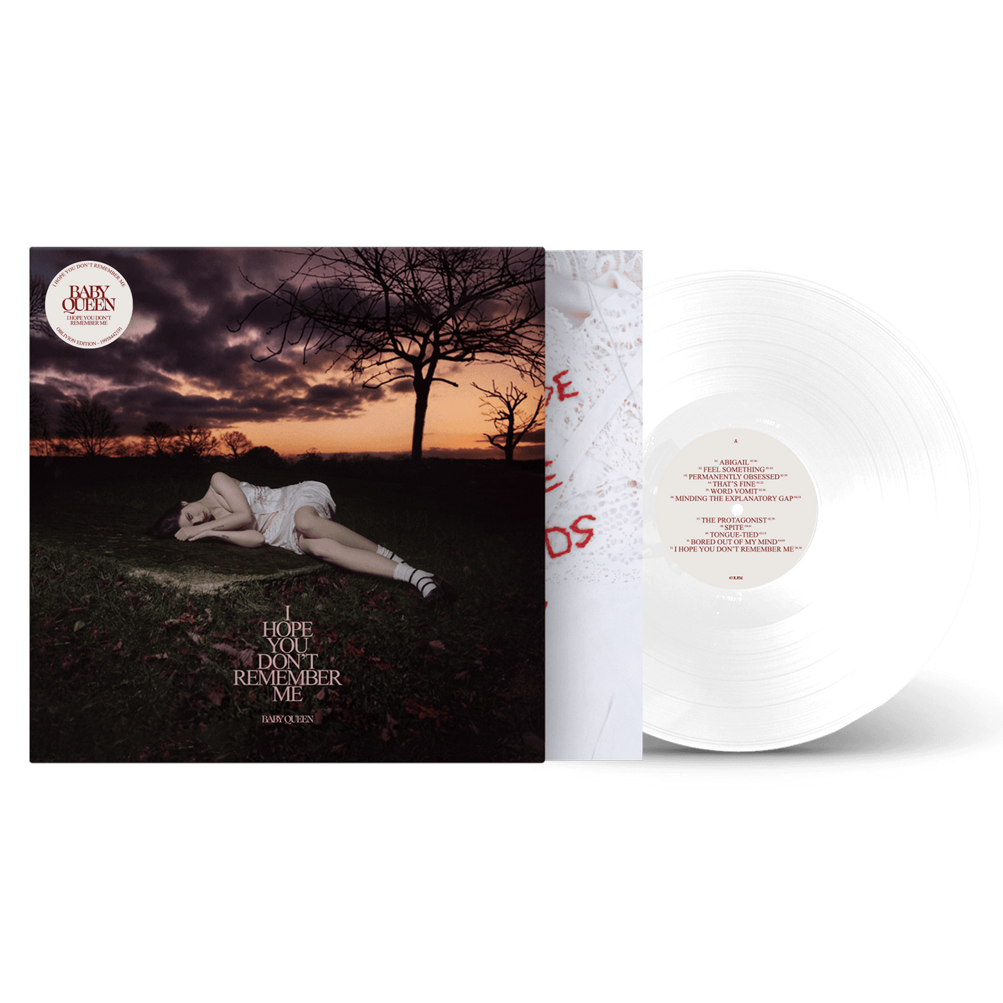Baby Queen - I Hope You Don’t Remember Me - oblivion edition LP