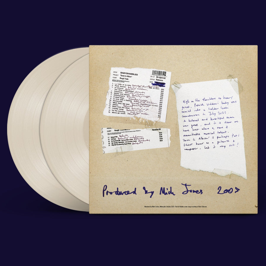 Babyshambles - Down in Albion (20th Anniversary Edition) cream double vinyl LP tracklist