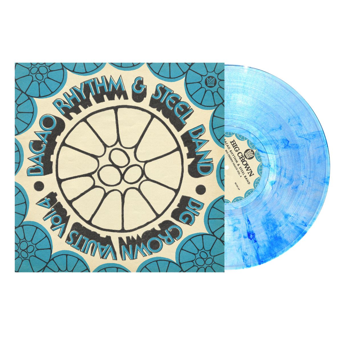 Bacao Rhythm and Steel Band Big Crown Vaults Vol.4 blue smoke vinyl