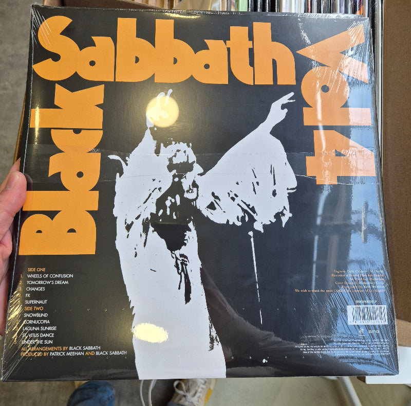 Black Sabbath - Vol 4 vinyl LP tracklist