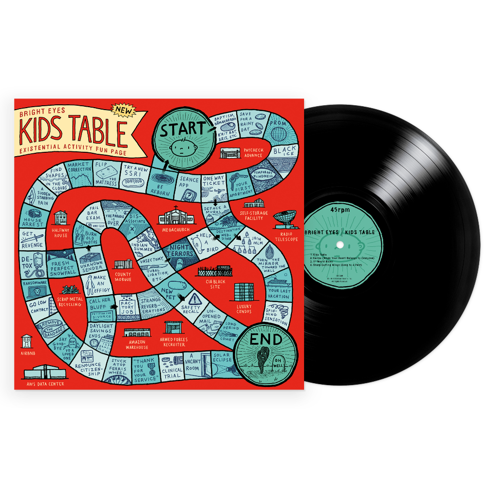 Bright Eyes - Kids Table black vinyl EP