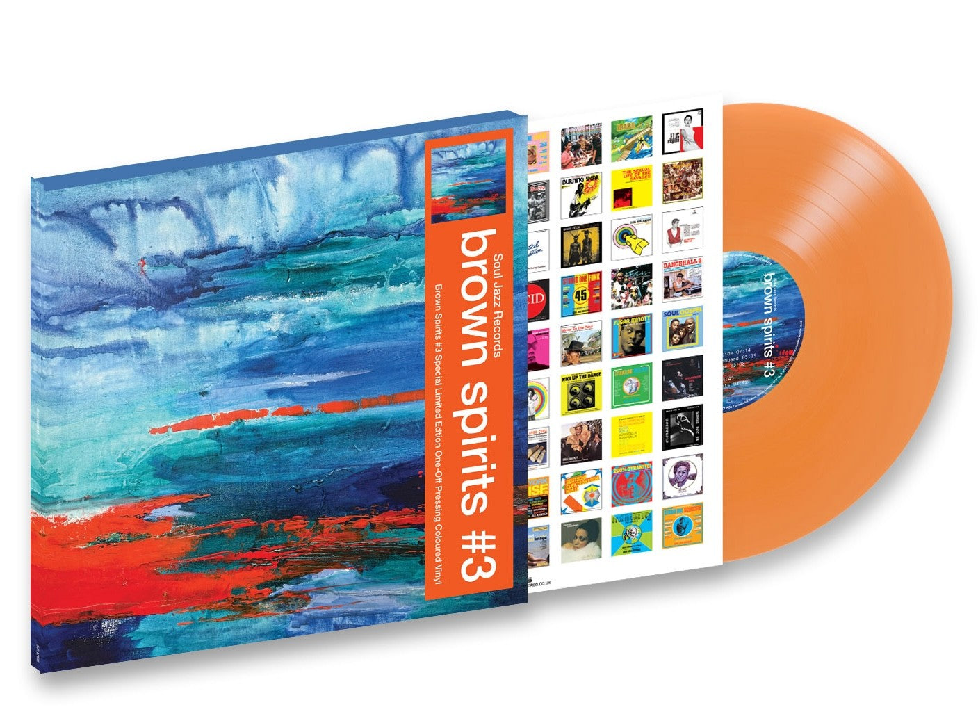 Brown Spirits - Brown Spirits #3 orange vinyl lp