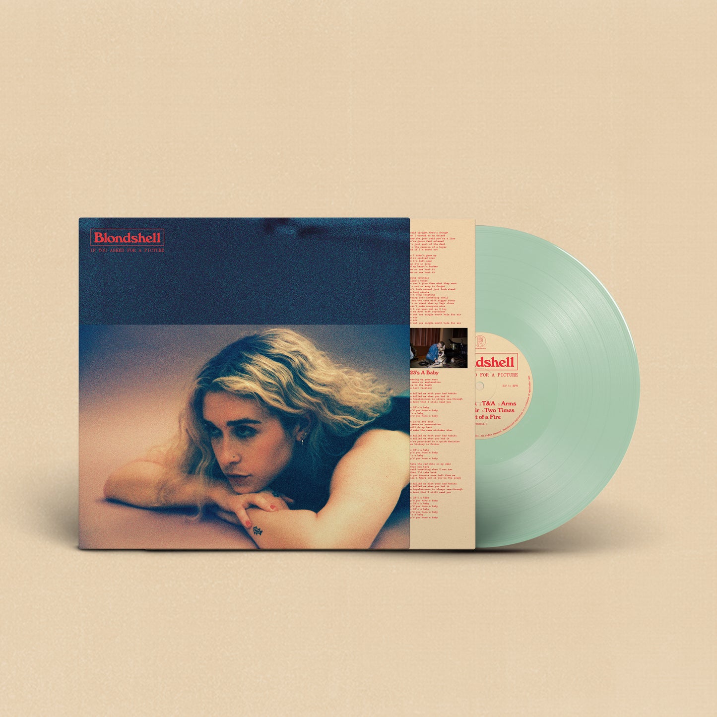Blondshell - If You Asked For A Picture clear vinyl