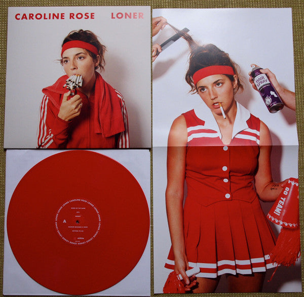 Caroline Rose Loner red vinyl album poster