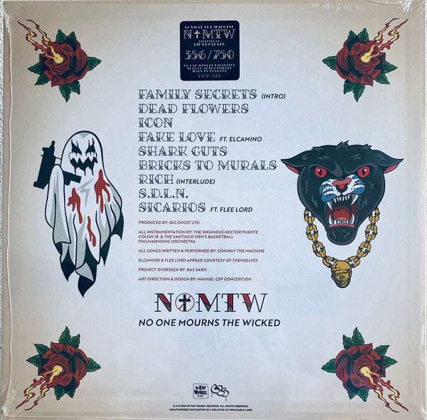 Conway and Big Ghost LTD - No One Mourns The Wicked vinyl tracklist