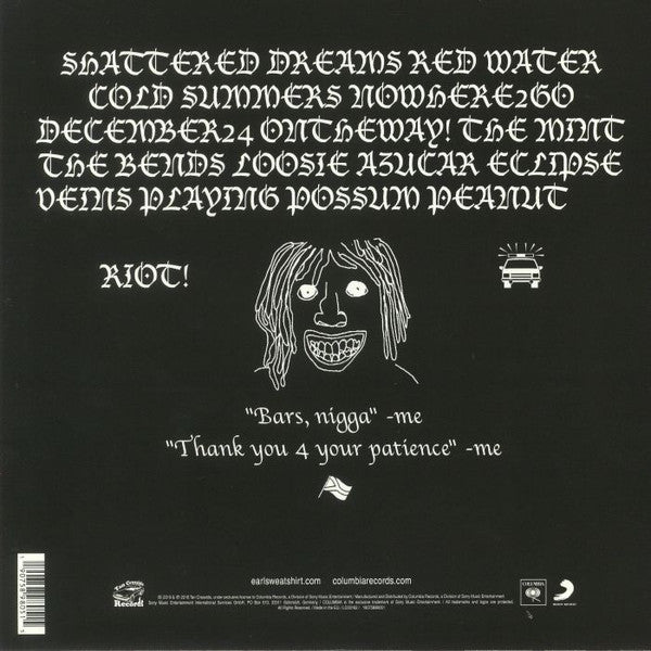Earl Sweatshirt Some Rap Songs vinyl tracklist