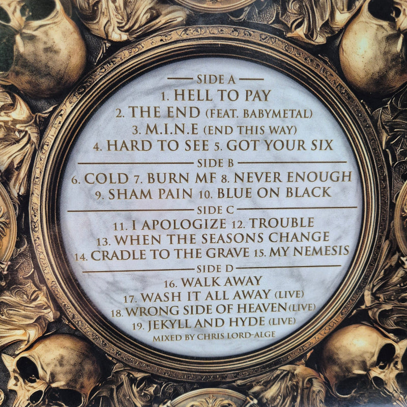 Five Finger Death Punch - Best Of Volume II golden smoke double vinyl LP tracklist