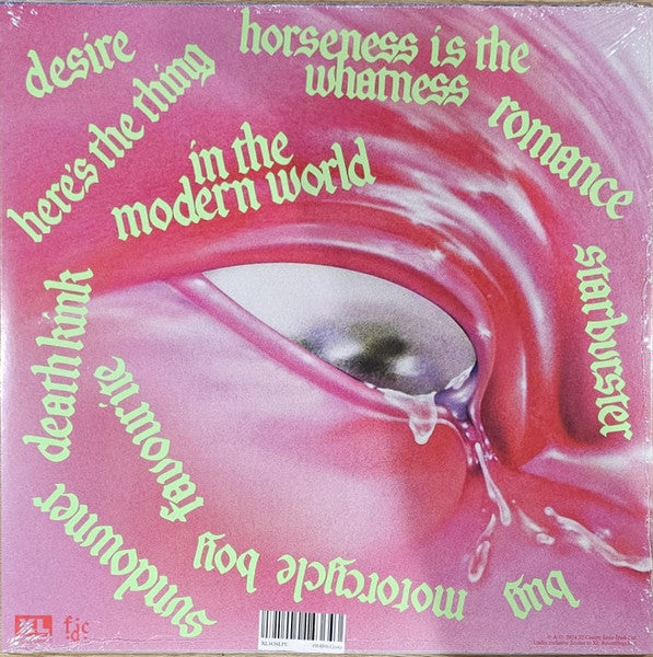 Fontaines DC Romance album back cover tracklist