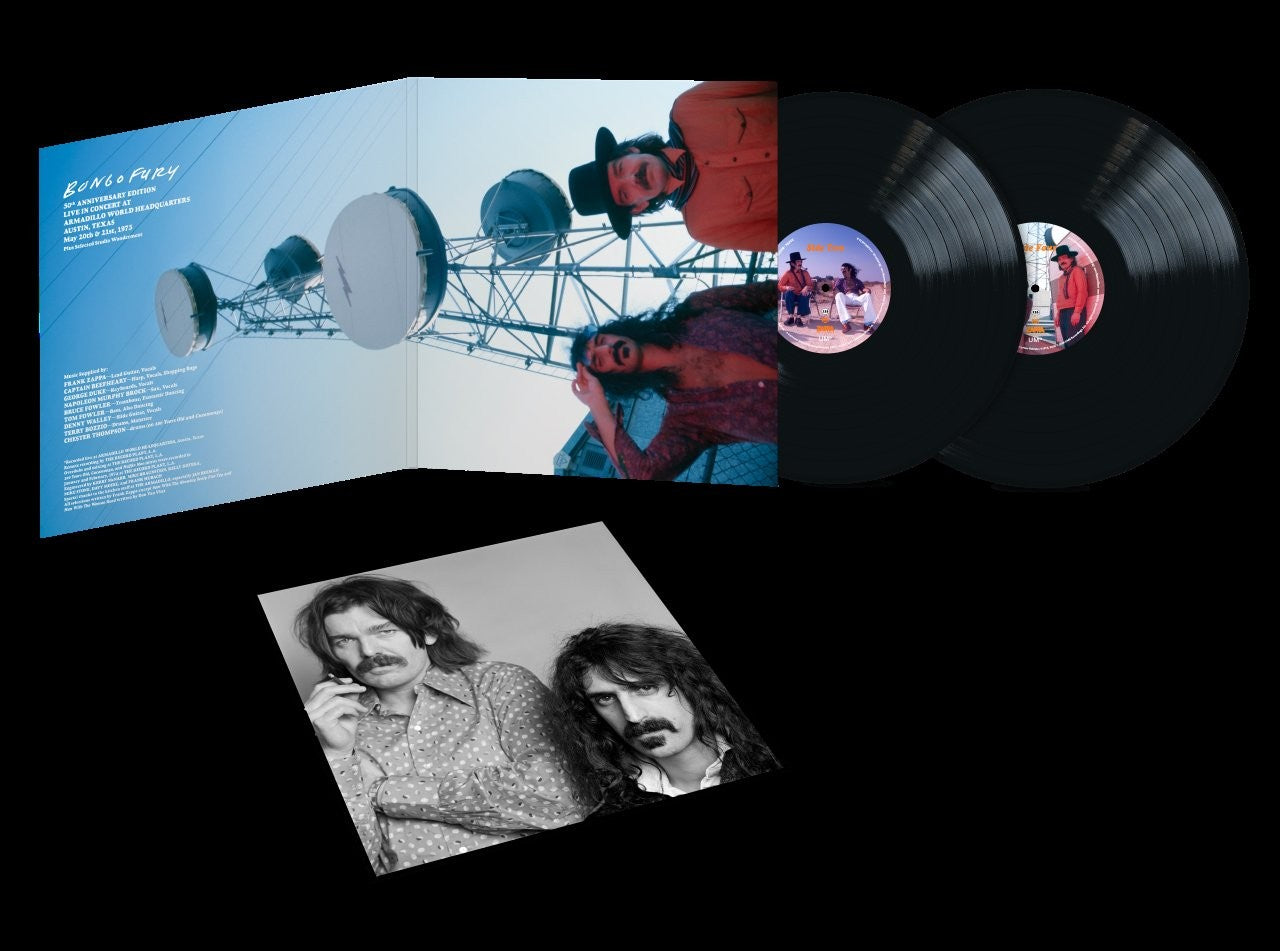 Frank Zappa and Captain Beefheart - Bongo Fury (50th Anniversary) black gatefold vinyl album