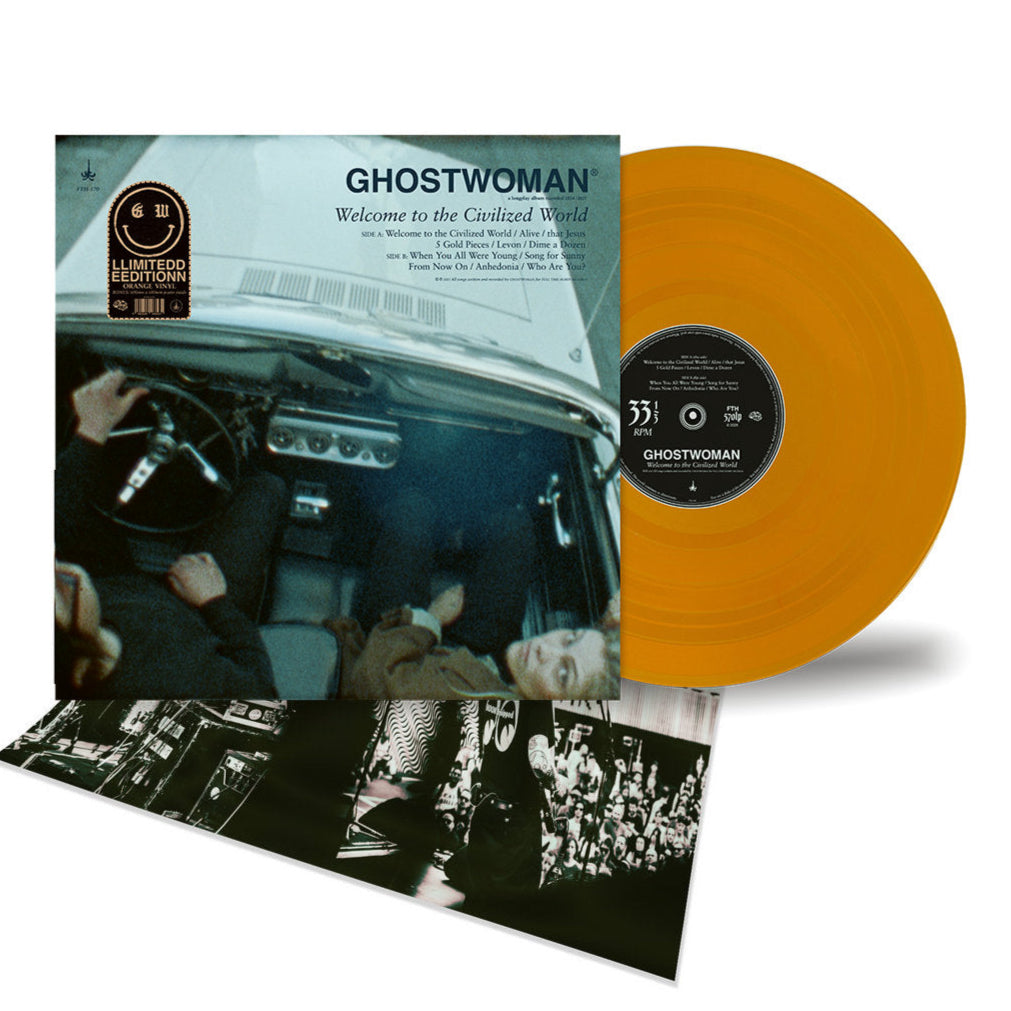 Ghostwoman - Welcome to the Civilized World orange vinyl LP