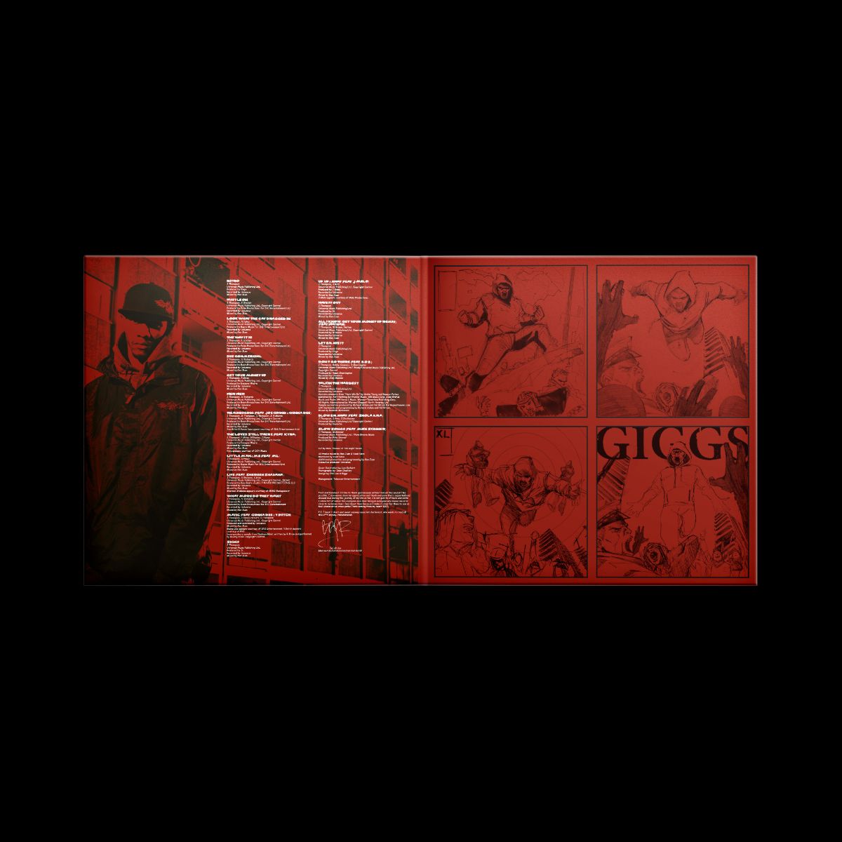Giggs - Let 'Em Ave It gatefold album