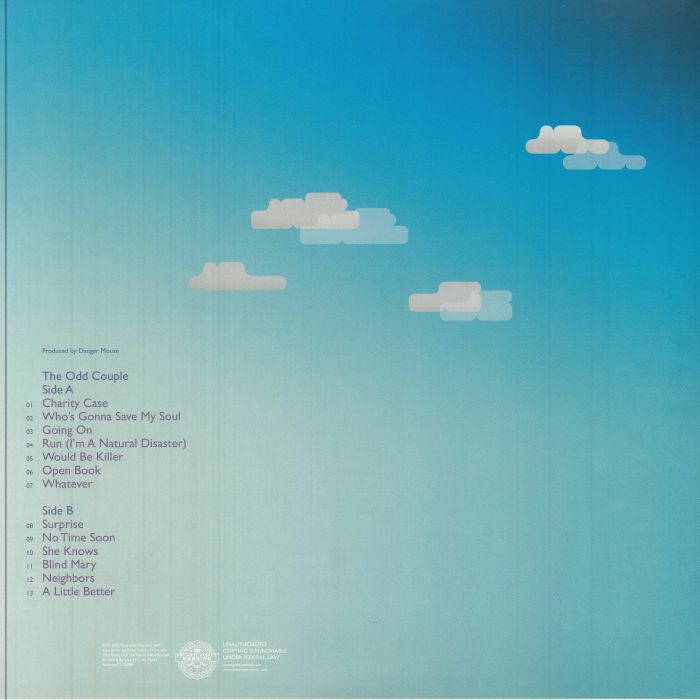 Gnarls Barkley - The Odd Couple vinyl LP tracklist