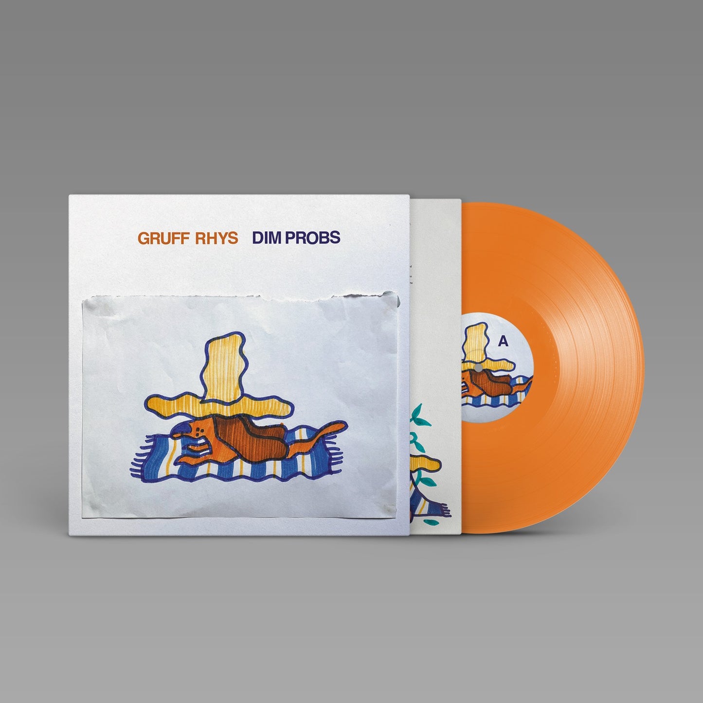 Gruff Rhys - Dim Probs orange vinyl LP