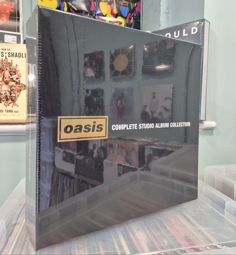 Oasis complete studio collection vinyl boxset cover