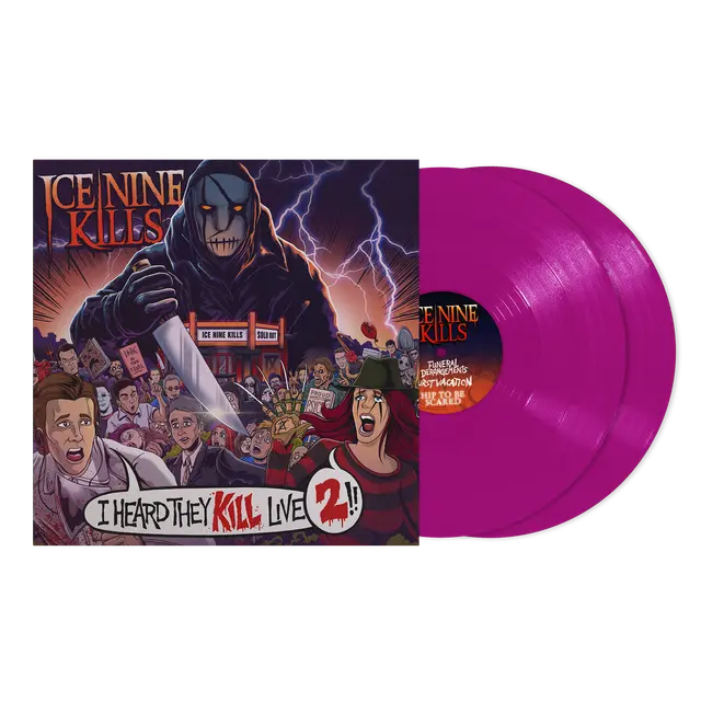 Ice Nine Kills - I Heard They KILL Live 2 violet double vinyl LP