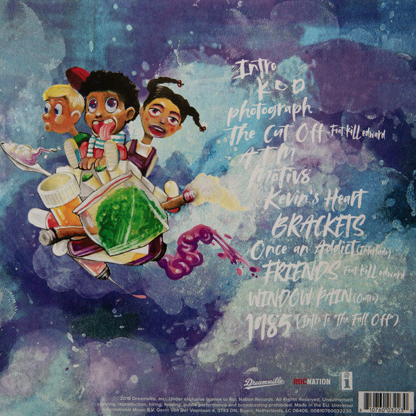 J Cole - KOD vinyl album tracklist