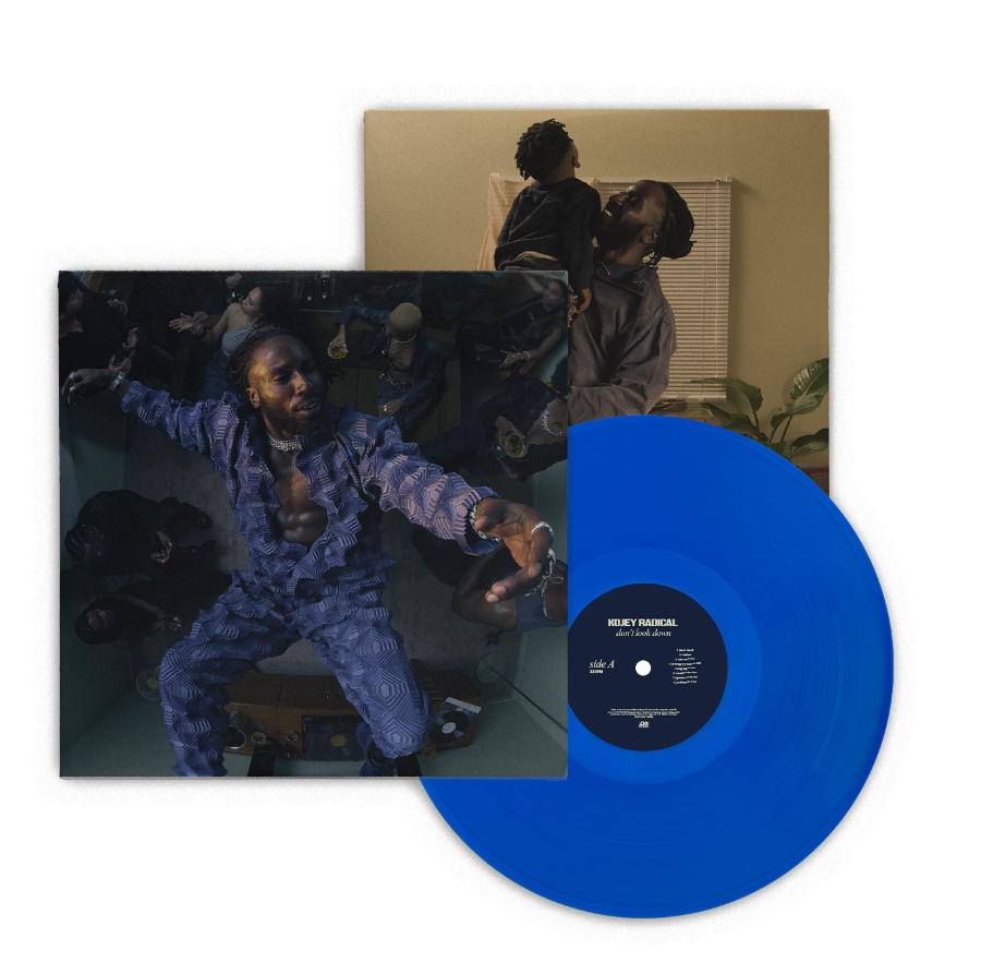 Kojey Radical - Don't Look Down blue vinyl album