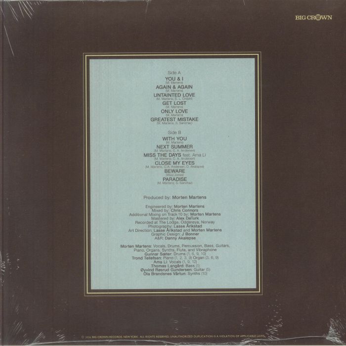 Les Imprimes - Fading Forward vinyl LP tracklist