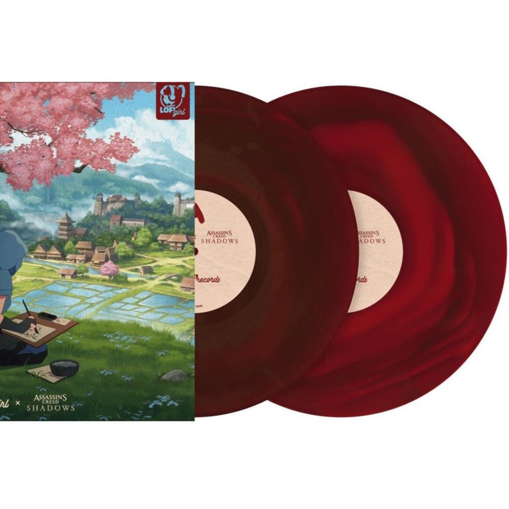 Lofi Girl x Assassin’s Creed: Shadows double red marble vinyl LP