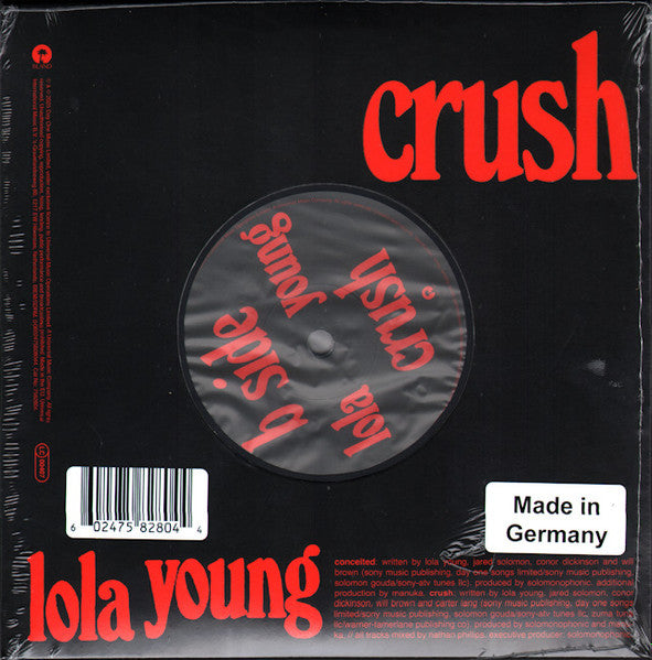 Lola Young - Crush 7 inch vinyl