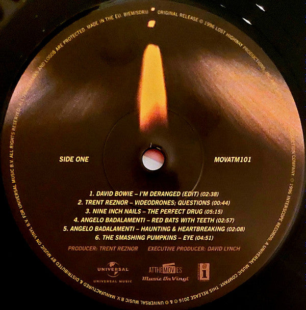 Lost Highway Original Soundtrack black vinyl LP
