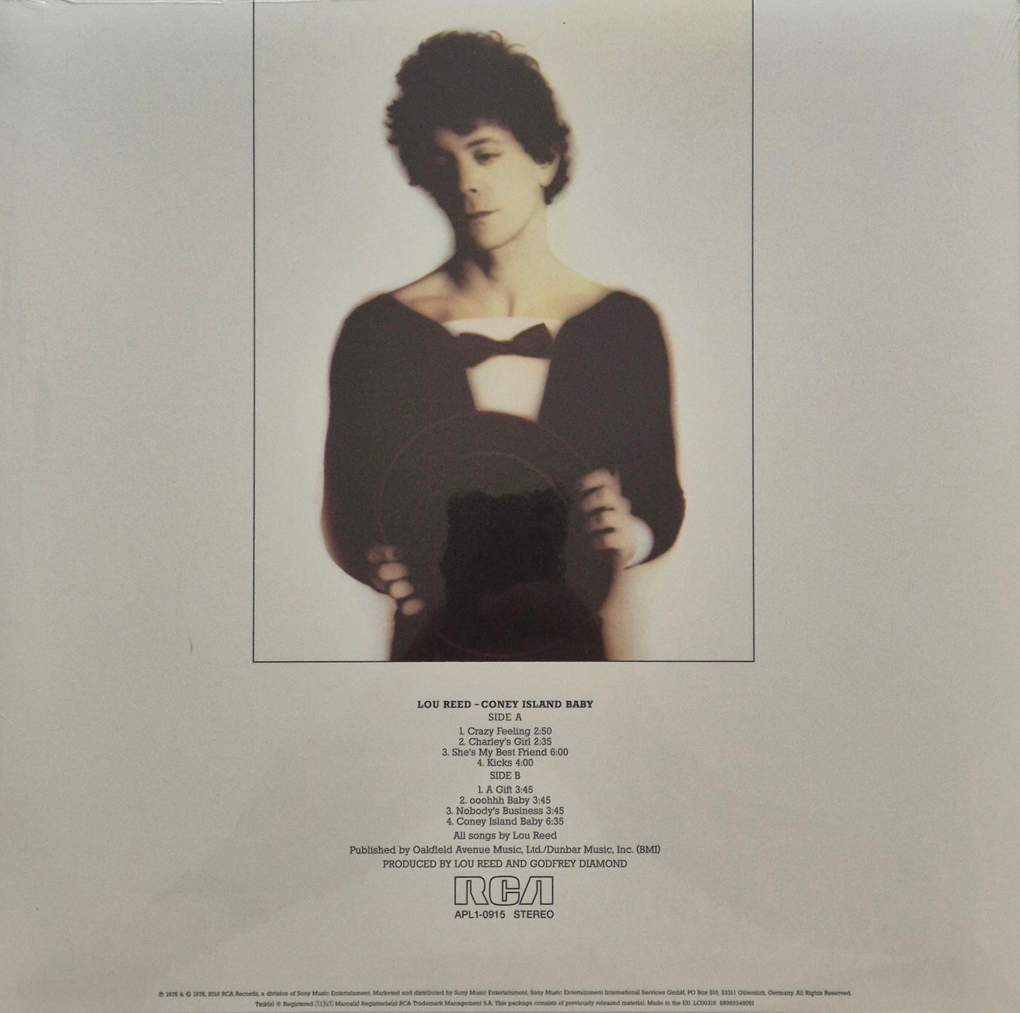 Lou Reed - Coney Island Baby vinyl LP tracklist
