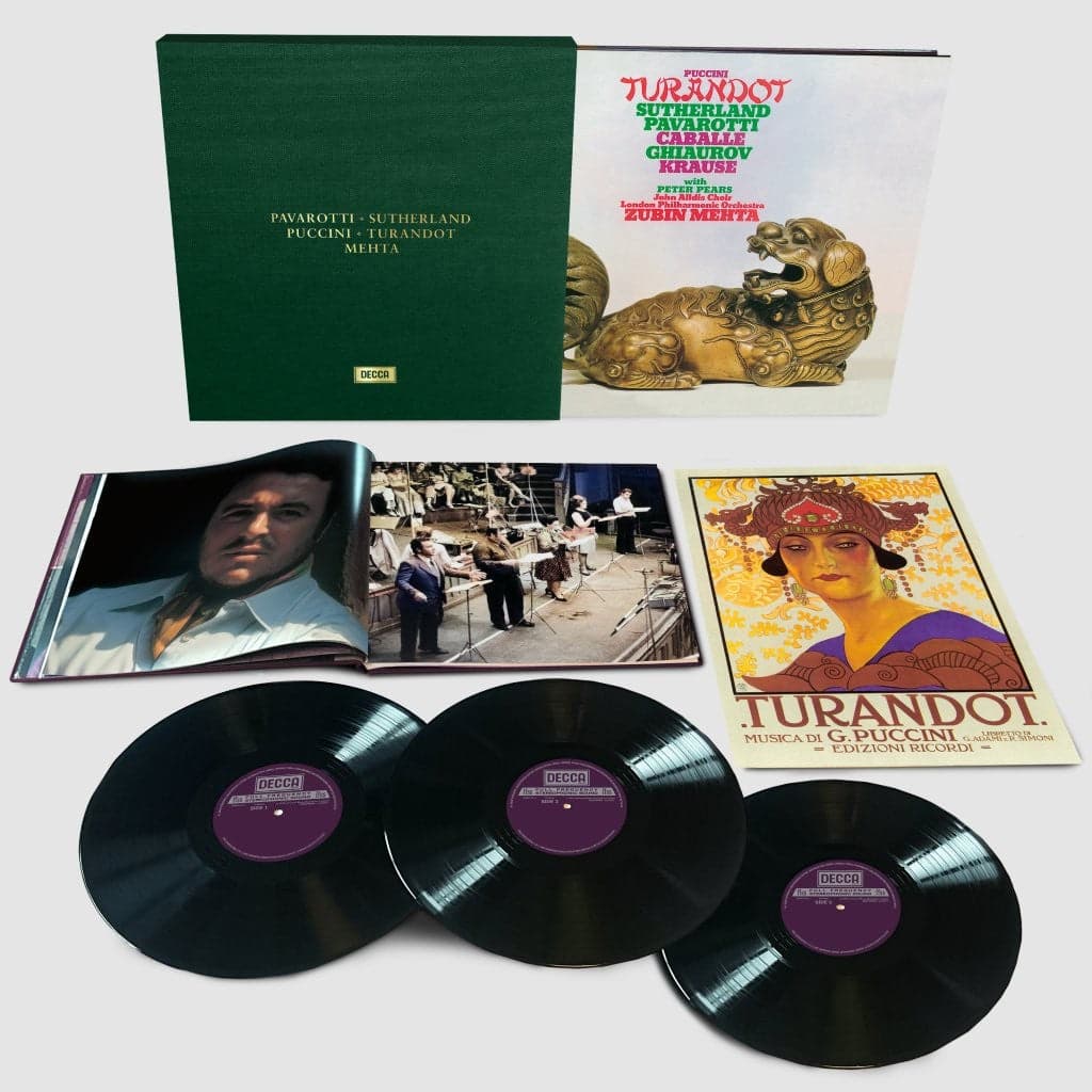 Luciano Pavarotti - Puccini: Turandot - vinyl boxset
