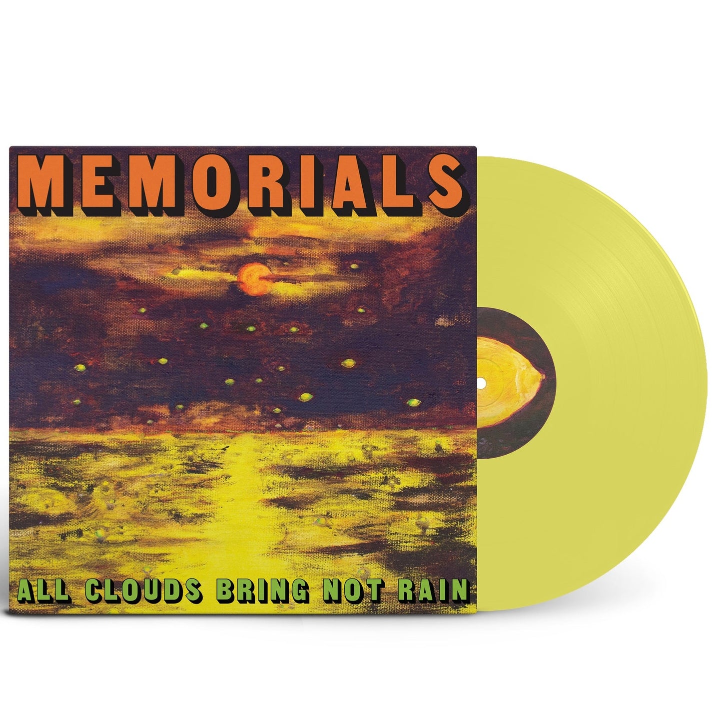 MEMORIALS - All Clouds Bring Not Rain citrus indies vinyl LP
