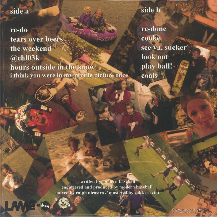 Modern Baseball - Sports vinyl LP track list