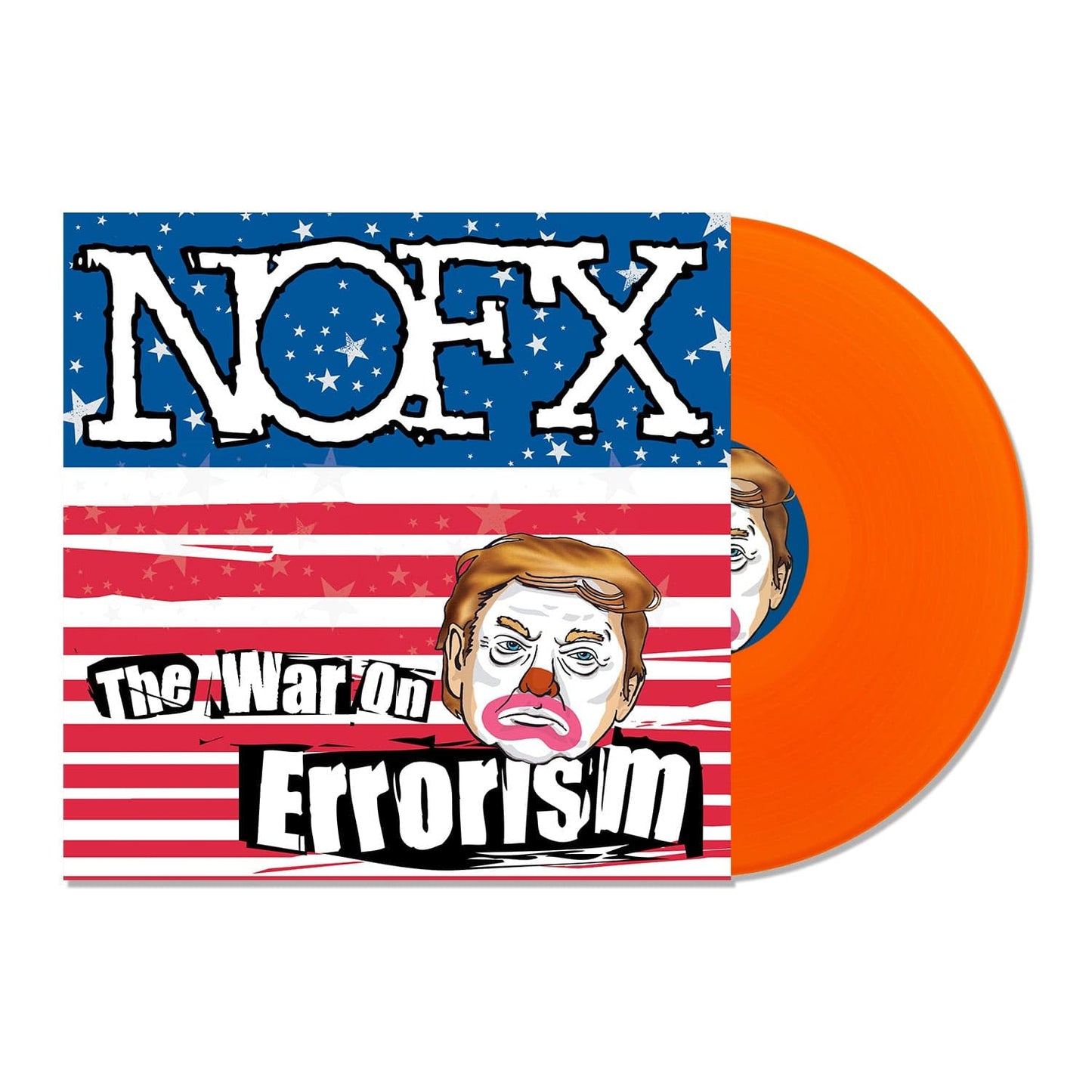 NOFX - The War On Errorism presidential colour orange vinyl LP
