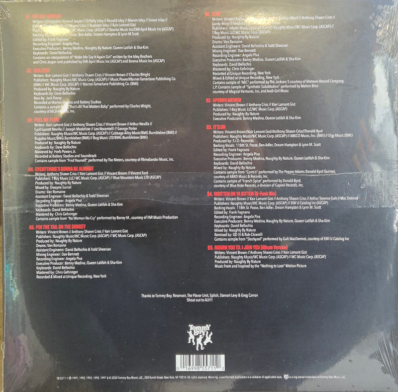 Naughty by Nature - The Naughtiest (Greatest Hits) Vinyl LP tracklist