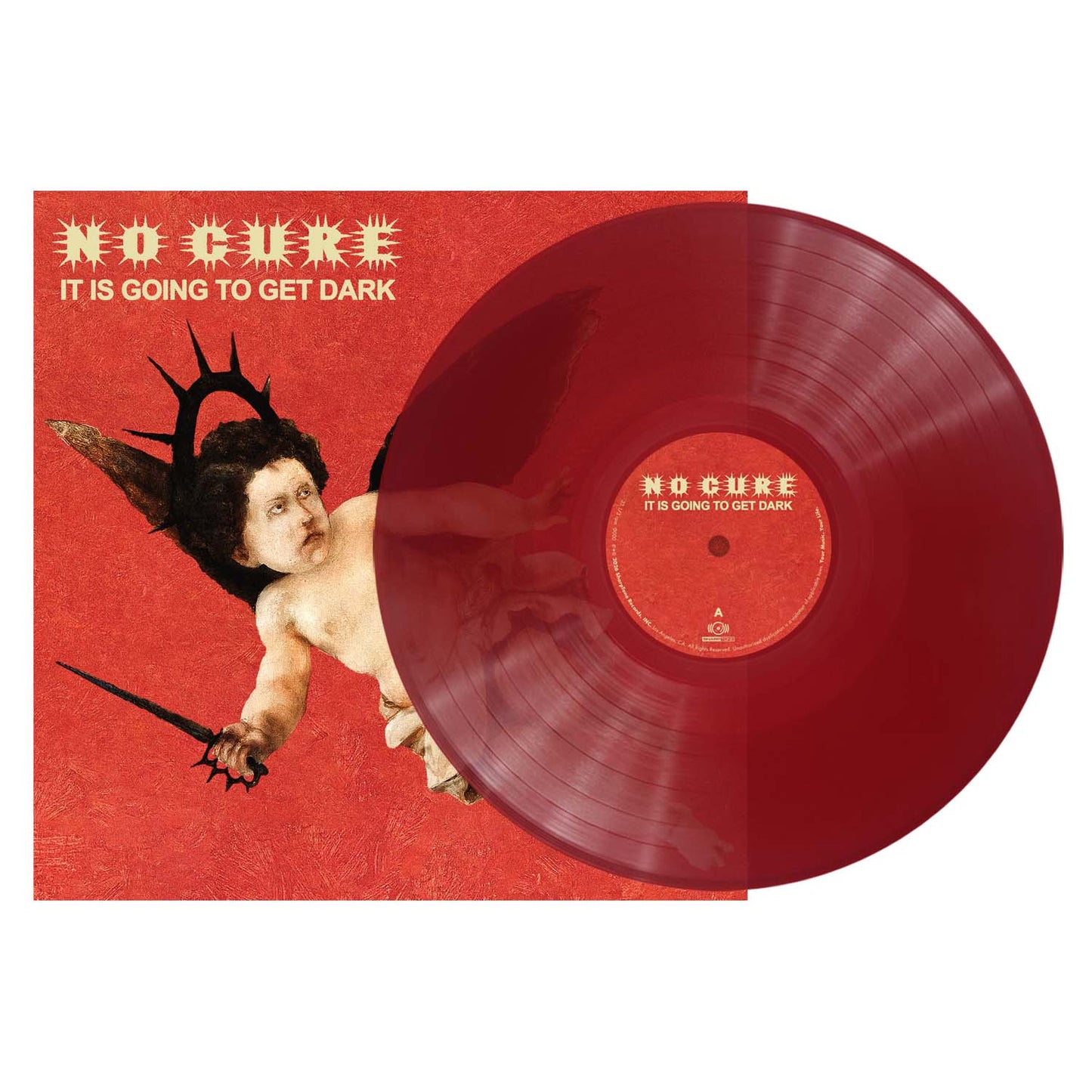 No Cure - It Is Going To Get Dark - red vinyl LP