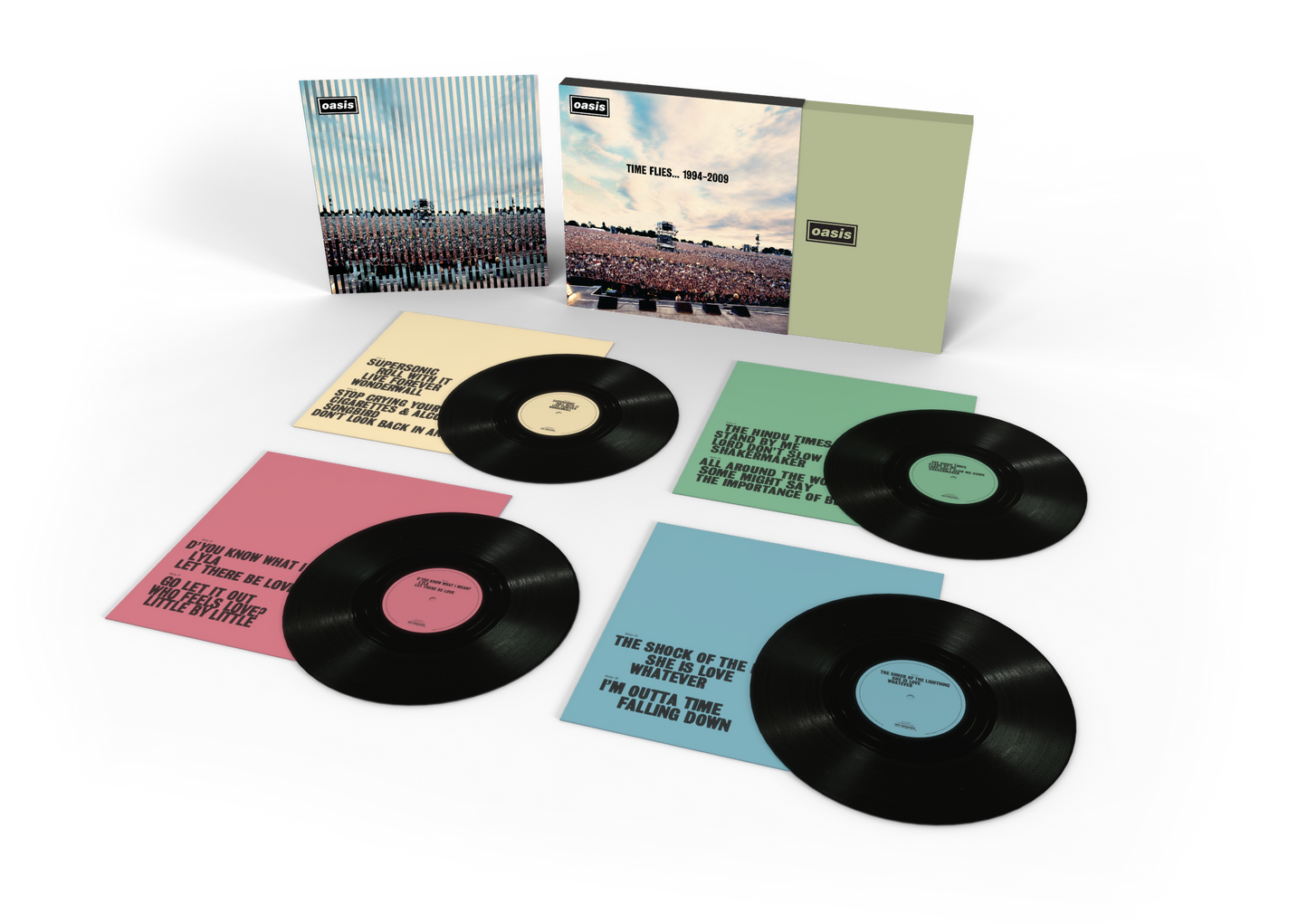 Oasis - Time Flies 1994 to 2009 4 LP vinyl boxset