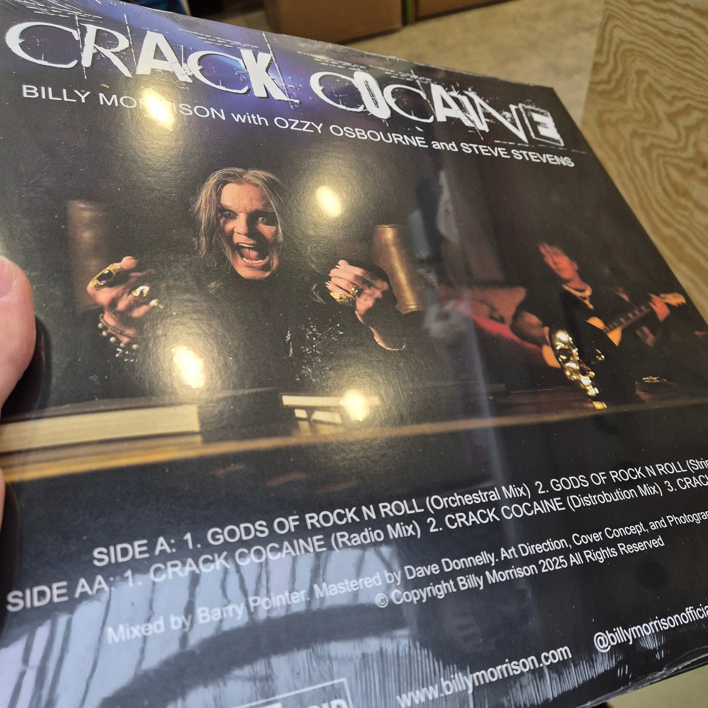 Ozzy Osbourne / Billy Morrison -
Gods of Rock N Roll vinyl tracks