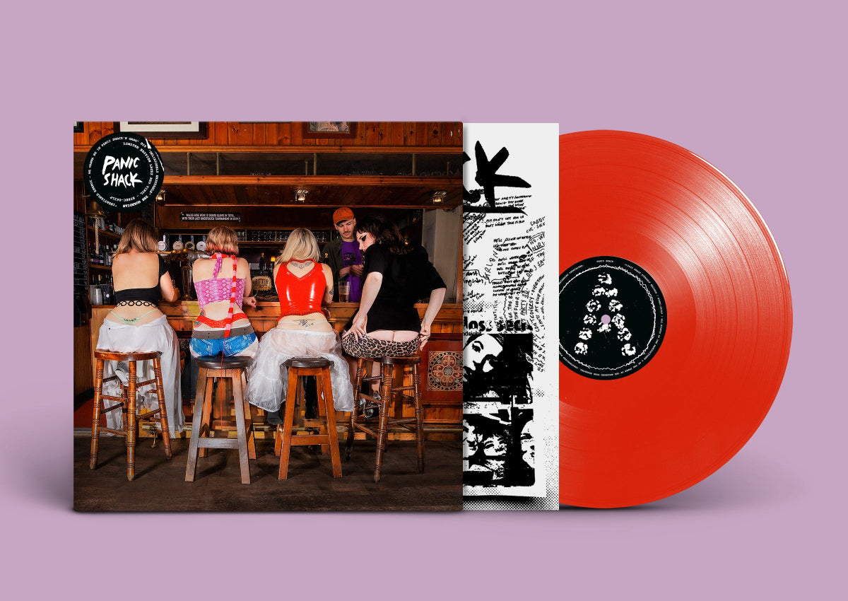Panic Shack debut latex red vinyl album