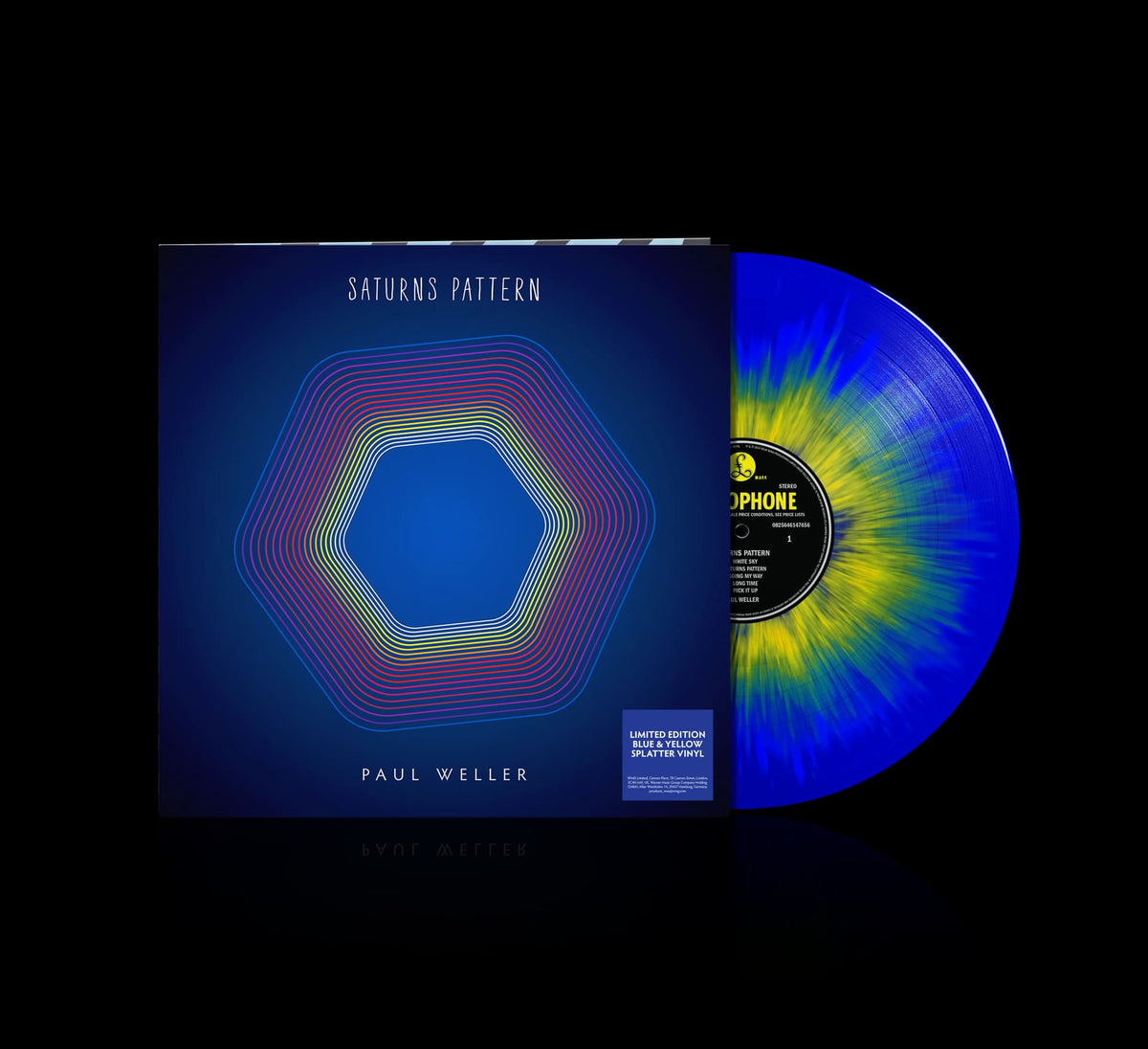 Paul Weller - Saturns Pattern NAD2026 blue and yellow splatter vinyl