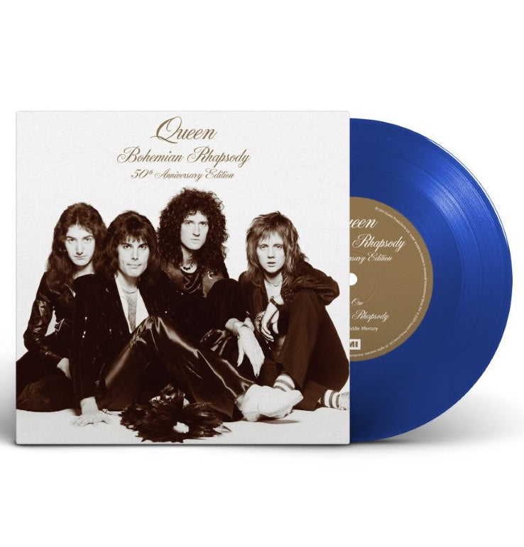 Queen - Bohemian Rhapsody blue vinyl 7 inch