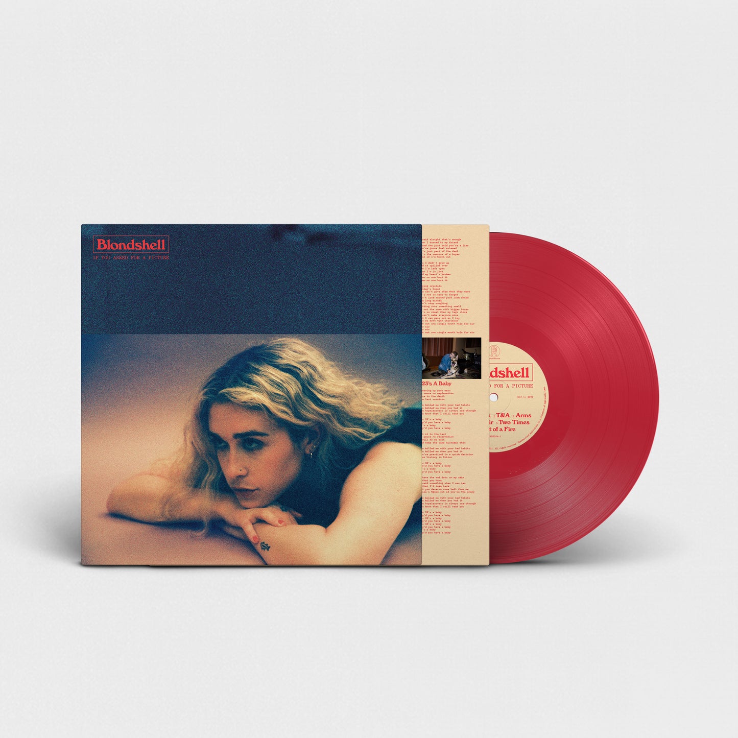Blondshell - If You Asked For A Picture rocket red vinyl