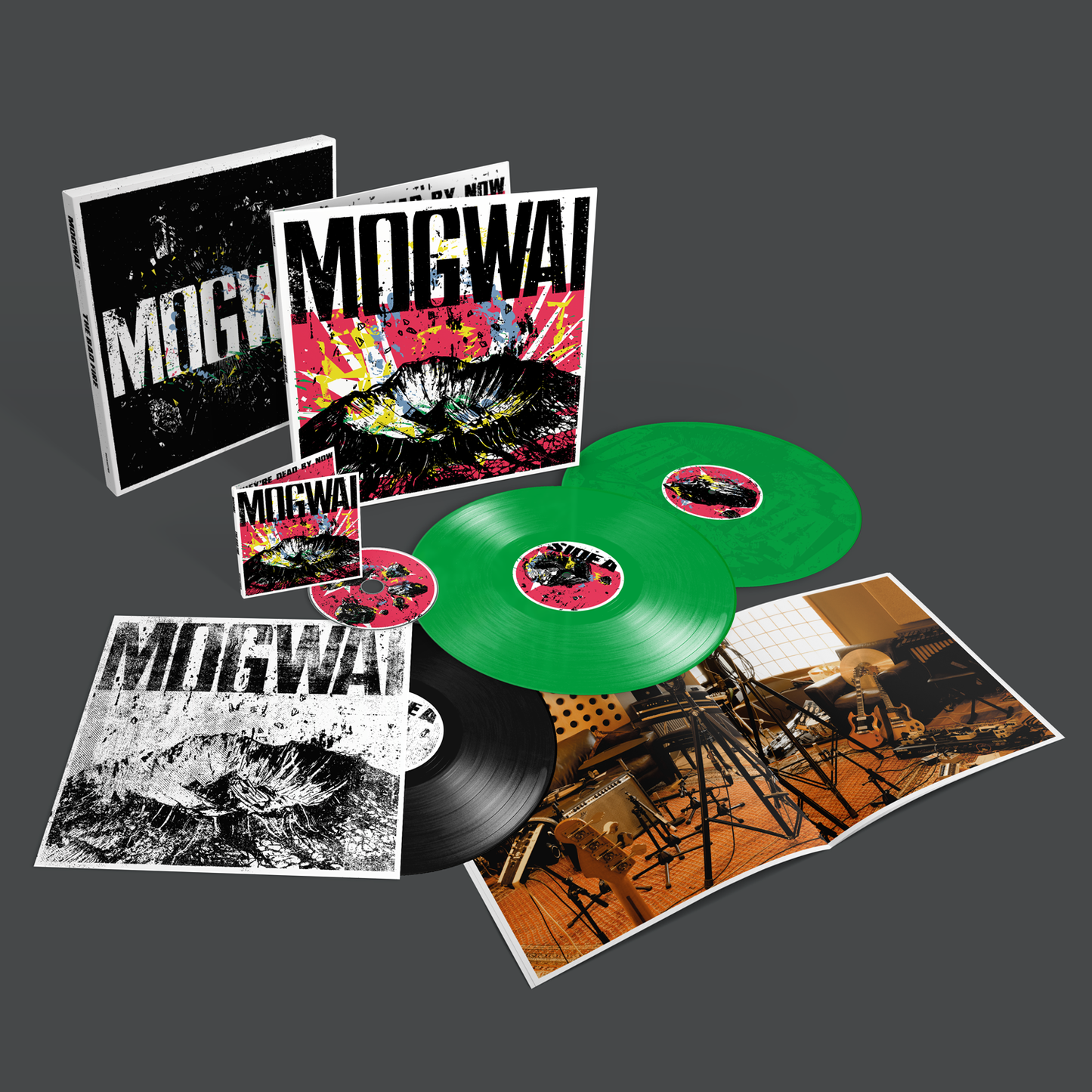 Mogwai - The Bad Fire deluxe green vinyl box set