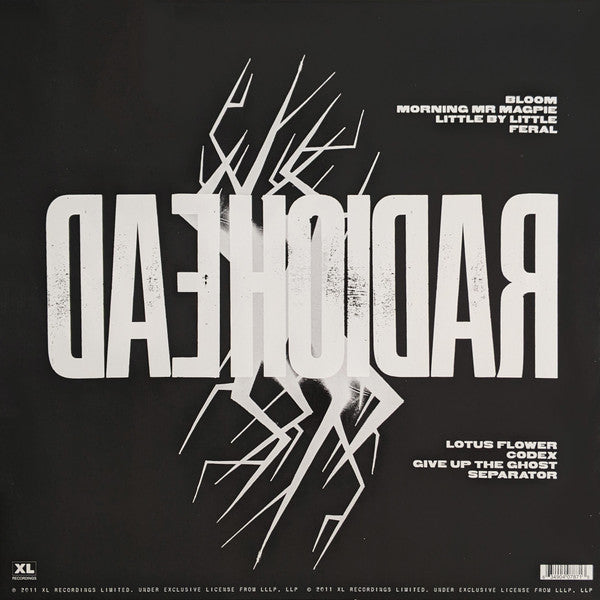 Radiohead - The King of Limbs vinyl LP tracklist