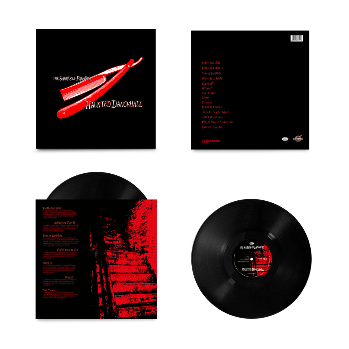 Sabres of Paradise - Haunted Dancehall black vinyl album tracklist
