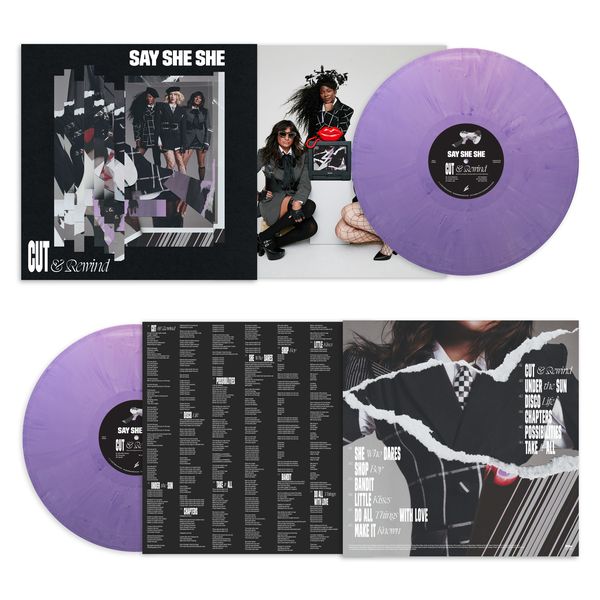Say She She - Cut & Rewind lilac vinyl LP