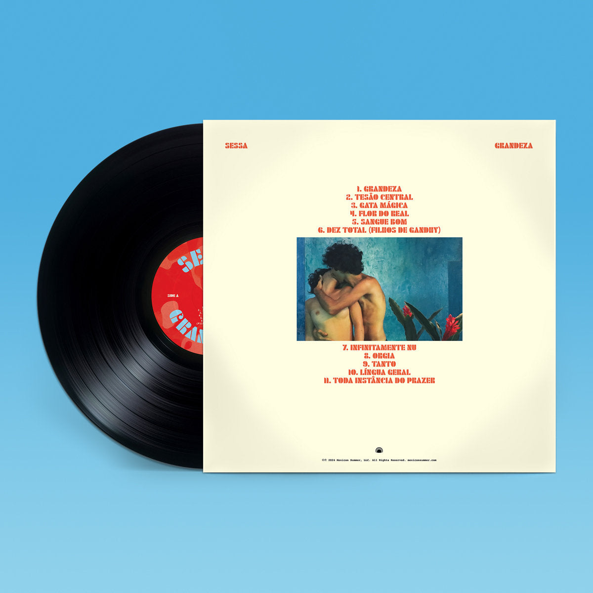 Sessa - Grandeza black vinyl LP tracklist