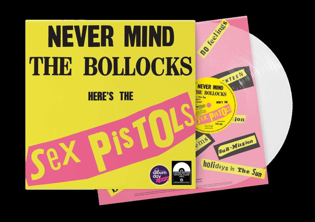 Sex Pistols - Never Mind The Bollocks clear vinyl LP National Album Day 2025
