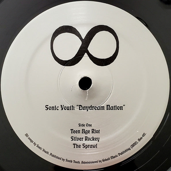 Sonic Youth - Daydream Nation black vinyl label