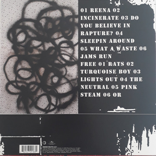 Sonic Youth - Rather Ripped vinyl LP tracklist
